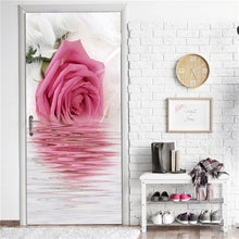 Load image into Gallery viewer, Retro Wooden Door Stickers PVC Waterproof Wallpaper For Doors Living Room Bedroom Home Decor Mural DIY Renovation Decal 90x200cm