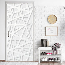 Load image into Gallery viewer, Retro Wooden Door Stickers PVC Waterproof Wallpaper For Doors Living Room Bedroom Home Decor Mural DIY Renovation Decal 90x200cm