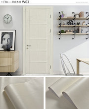 Load image into Gallery viewer, Wood Grain Door Sticker Waterproof Adhesive Wallpaper Wooden Door Renovation Cabinet Furniture Home Decor DIY Wall Mural Decals

