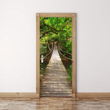 Load image into Gallery viewer, 3D Beautiful Landscape Door Sticker For Living Room Bedroom DIY PVC Self Adhesive Wallpaper Waterproof Mural Decals deursticker
