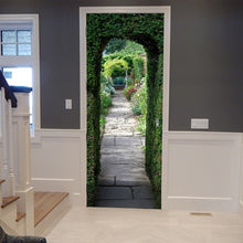 Load image into Gallery viewer, 3D Beautiful Landscape Door Sticker For Living Room Bedroom DIY PVC Self Adhesive Wallpaper Waterproof Mural Decals deursticker
